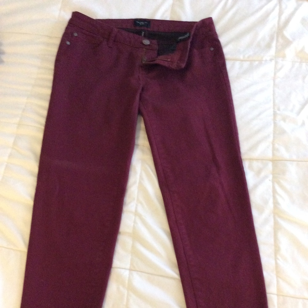 Celebrity pink skinny jeans